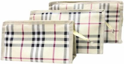 Travel Toiletry Bag Pouch, Makeup Cosmetics kit Jewellery Organizer Jewelry Kit Pouch Vanity Box - Set of 3