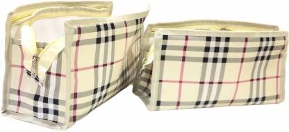 Travel Toiletry Bag Pouch, Makeup Cosmetics kit Jewellery Organizer Jewelry Kit Pouch Vanity Box - Set of 3