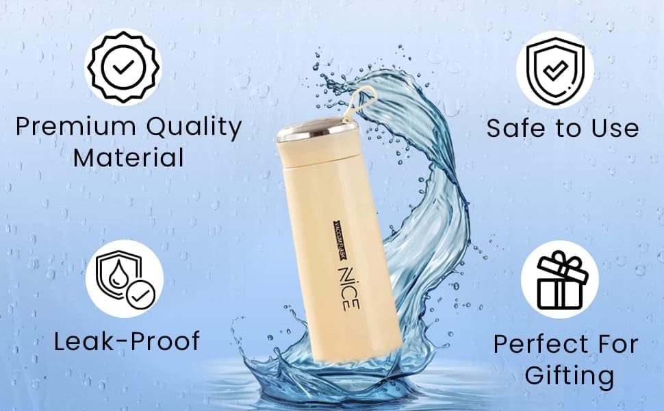 400ml water bottle User-friendly And Highly Functional bottle for school kids and office employee and also for many more uses (Multicolor) (1)