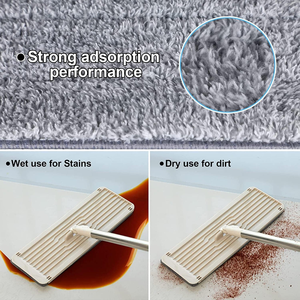 Mop with Bucket for Floor Cleaning, Pocha for Floor Cleaning, Microfiber Flat Mop with Bucket, Hands Free Squeeze, Cleaning Mops, 360°Rotating Wet and Dry Cleaning Mop